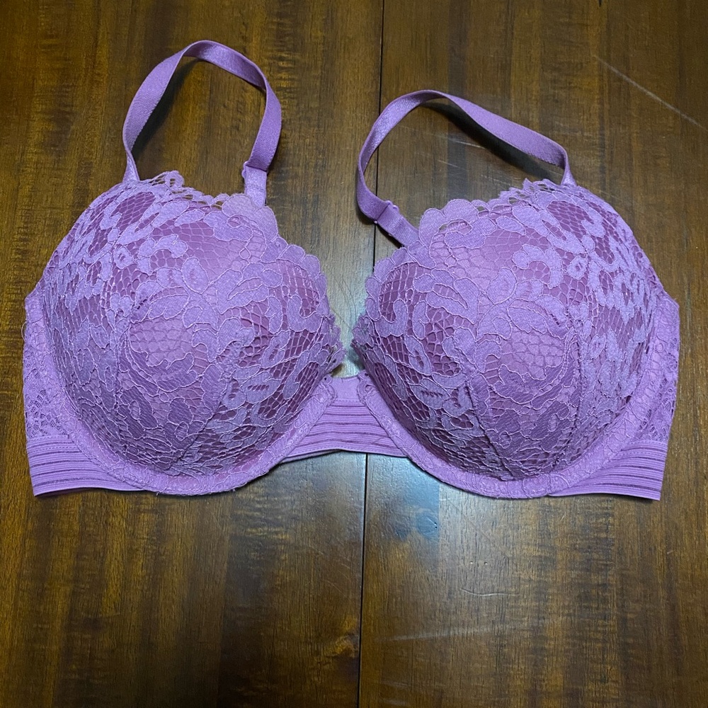 Victoria’s Secret purple lace bra